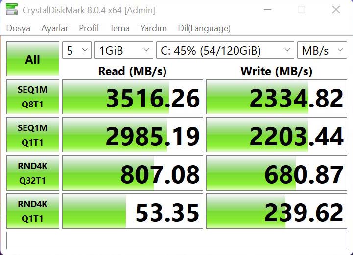 Huawei Matebook 16S review - 2022 model 6 Benchmark