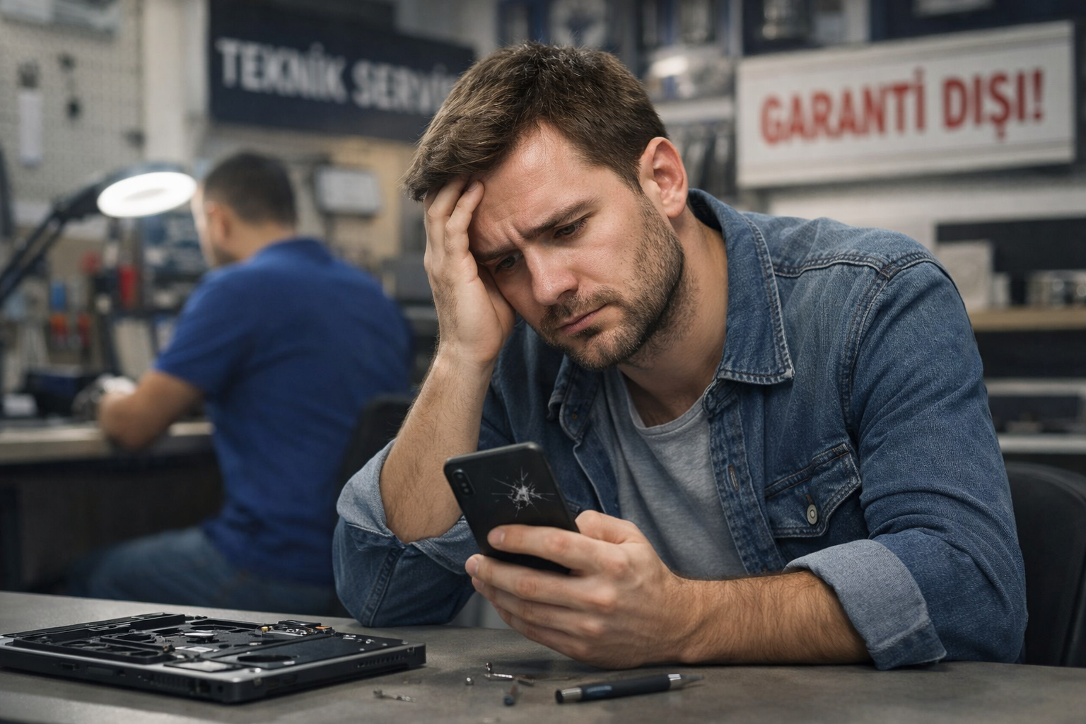 Tamir Hakkı Nedir? Yetkili serviste onarım sorunu yaşayan mutsuz müşteri